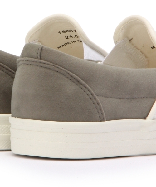 Boisson Chocolat（ボワソンショコラ）の「★ボワソンショコラ/B クラシックスリッポン（スニーカー・レディース・その他1/ブラック/ホワイト・24cm/22.5cm/24.5cm/23cm/23.5cm）」の6枚目の写真