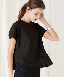 STUDIOUS | 【STUDIOUS】アシンメトリーコンビフレアトップス(Tシャツ/カットソー)