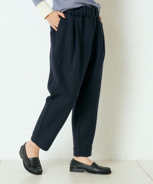 PUAL CE CIN(ピュアルセシン)の「タックテーパードパンツ(その他パンツ・レディース・チャコールグレー/ベージュ/ネイビー/カーキ・FREE)」の16枚目の写真