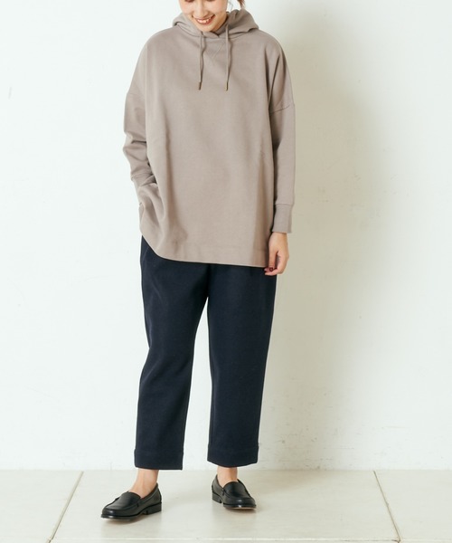 PUAL CE CIN(ピュアルセシン)の「タックテーパードパンツ(その他パンツ・レディース・チャコールグレー/ベージュ/ネイビー/カーキ・FREE)」の20枚目の写真