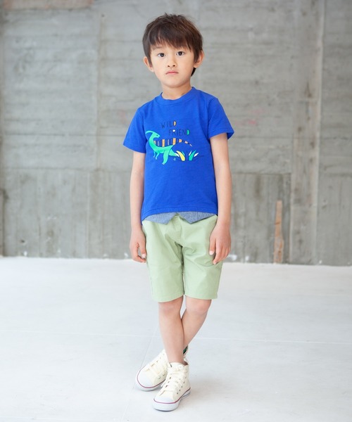 RAGMART(ラグマート)の「ストレッチハーフパンツ(その他パンツ・キッズ・カーキ/ベージュ/ブルー・130cm/110cm/100cm/120cm)」の6枚目の写真