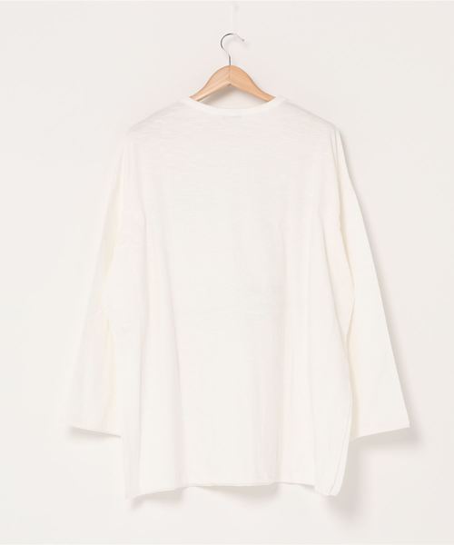 DING（ディング）の「DING/COLLABORATION Tワンピ（Tシャツ/カットソー・レディース・ホワイト/ブラック/レッド/ベージュ・FREE）」の5枚目の写真