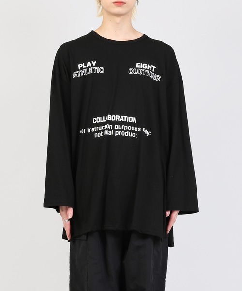 DING（ディング）の「DING/COLLABORATION Tワンピ（Tシャツ/カットソー・レディース・ホワイト/ブラック/レッド/ベージュ・FREE）」の11枚目の写真