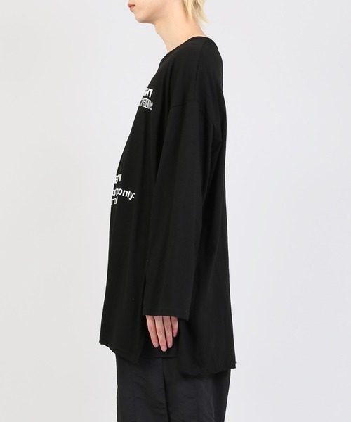 DING（ディング）の「DING/COLLABORATION Tワンピ（Tシャツ/カットソー・レディース・ホワイト/ブラック/レッド/ベージュ・FREE）」の12枚目の写真