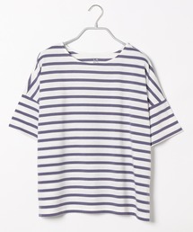 LAKOLE | アソートボーダー柄ワイドTシャツ / LAKOLE(Tシャツ/カットソー)