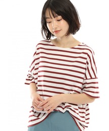 LAKOLE | アソートボーダー柄ワイドTシャツ / LAKOLE(Tシャツ/カットソー)