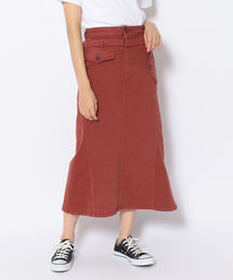 AVIREX | サテンストレッチ マーメイドロングスカート/ SATIN STRETCH MERMAID LONG SKIRT(スカート)