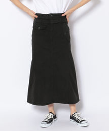 AVIREX | サテンストレッチ マーメイドロングスカート/ SATIN STRETCH MERMAID LONG SKIRT(スカート)
