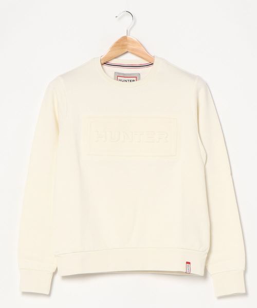 HUNTER(ハンター)の「WOMENS ORIGINAL SWEATSHIRT(スウェット・レディース・オフホワイト/グレー/ネイビー/ブラック・S/M/XS)」の1枚目の写真