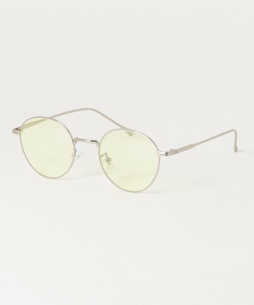 WEGO（ウィゴー）の「WEGO/メタルボストンカラーレンズ（サングラス・メンズ・ブラック/パープル/イエロー/グリーン・FREE）」の10枚目の写真