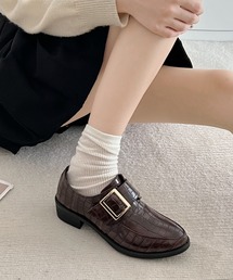 Shoes in Closet | 超軽量マニッシュ バックル付き ローファー 7666(ローファー)