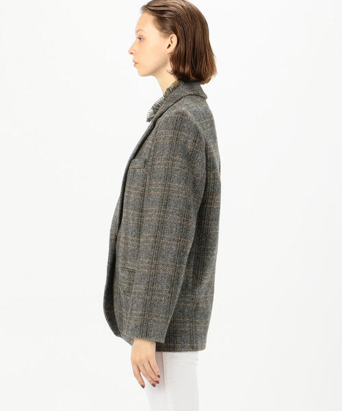 新品 イザベルマランエトワール CHARLY ウール チェックジャケット ISABEL MARANT CHARLY ウール チェック ジャケット