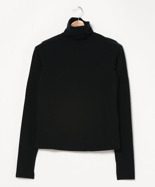 MIDIUMISOLID(ミディウミソリッド)の「MIDUMISOLID for Ladies ハイネックC / Sトップス(Tシャツ/カットソー・レディース・ホワイト/ブラック/ブラウン/グレー・FREE)」の4枚目の写真