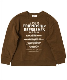 S&H | 裏毛・ドロップショルダープリントトレーナー(スウェット)