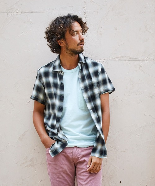 TMT（ティーエムティー）の「OMBRE CHECK SHORT SLEEVES SHIRTS  