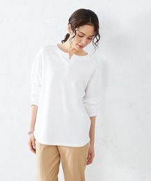 COMME CA ISM（コムサイズム）の「ヘンリーネック　プルオーバー（Tシャツ/カットソー・レディース）」