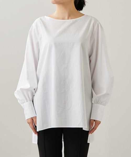 Whim Gazette（ウィムガゼット）の「ブロードバックスリットブラウス