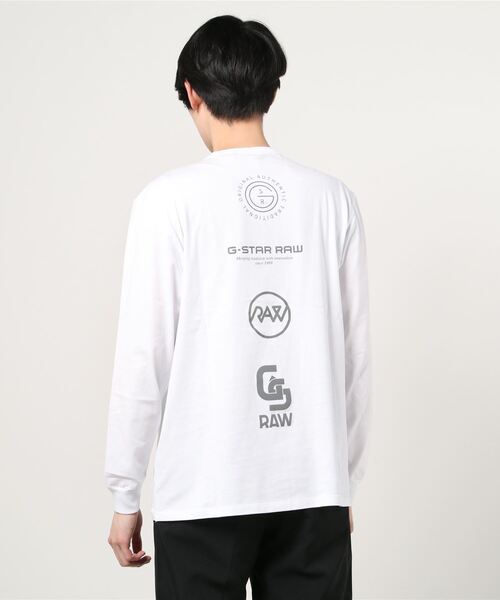 G-STAR（ジースター）の「G-Star Reflective Multi Graphic T-Shirt（Tシャツ/カットソー・メンズ・ホワイト・SMALL/MEDIUM/LARGE/X-SMALL/X-LARGE）」の3枚目の写真