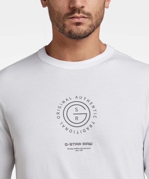 G-STAR（ジースター）の「G-Star Reflective Multi Graphic T-Shirt（Tシャツ/カットソー・メンズ・ホワイト・SMALL/MEDIUM/LARGE/X-SMALL/X-LARGE）」の9枚目の写真
