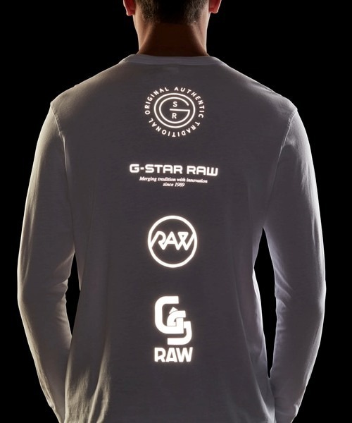 G-STAR（ジースター）の「G-Star Reflective Multi Graphic T-Shirt（Tシャツ/カットソー・メンズ・ホワイト・SMALL/MEDIUM/LARGE/X-SMALL/X-LARGE）」の8枚目の写真
