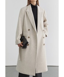 Fano Studios | 【Fano Studios】Belted double-breasted chester coat FD20D006(チェスターコート)