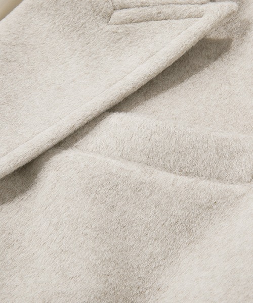 Fano Studios（ファノ ストゥディオズ）の「【Fano Studios】Belted double-breasted chester coat FD20D006（チェスターコート・レディース・アイボリー・L/S/M）」の14枚目の写真