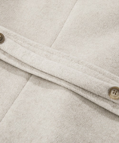 Fano Studios（ファノ ストゥディオズ）の「【Fano Studios】Belted double-breasted chester coat FD20D006（チェスターコート・レディース・アイボリー・L/S/M）」の16枚目の写真