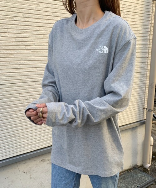 THE NORTH FACE(ザノースフェイス)の「【THE NORTH FACE / ザ・ノース・フェイス】ロングスリーブTシャツ ロンT DAILY LOGO L/S R/TEE(Tシャツ/カットソー・レディース・グレー/ブラック・S/M/L/XL/XXL)」の13枚目の写真