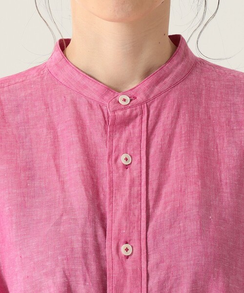 Demi-Luxe BEAMSTICCA リネン フレンチスリーブ ワンピース Demi-Luxe BEAMS ワンピース TICCA / リネン 2WAY フレンチ