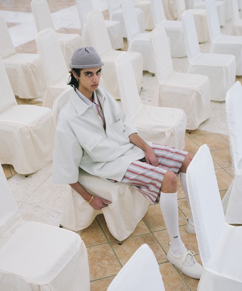 COOTIE PRODUCTIONS（クーティープロダクションズ）の「Roll Up Beanie（ニットキャップ/ビーニー・メンズ・ブラック/ベージュ/グレー・FREE）」の4枚目の写真