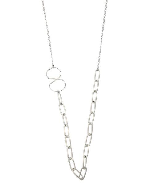 AMERICAN HOLIC（アメリカンホリック）の「変形メタルロングネックレス ＊（ネックレス・レディース・ゴールド/シルバー・FREE）」の4枚目の写真