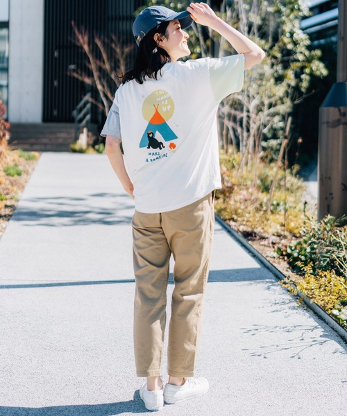 KRIFF MAYER Lady's Collection(クリフメイヤーレディースコレクション)の「【通気性・吸水速乾性】リラックステーパードパンツ(その他パンツ・レディース・ブラック/ベージュ/ネイビー/オリーブ・MEDIUM/LARGE)」の19枚目の写真