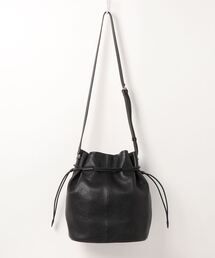 agnes b. アニエスベー シャーロット 巾着 ショルダーバッグ シボ革 QAS03-02 CHARLOTTE 巾着ショルダーバッグ | アニエスベー