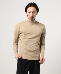 Beno | マイクロスムース タートルネック カットソー ロングスリーブTEE ロンT(Tシャツ/カットソー)