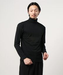 Beno | マイクロスムース タートルネック カットソー ロングスリーブTEE ロンT(Tシャツ/カットソー)