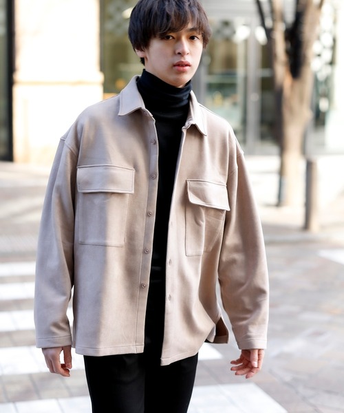 Beno(ビーノ)の「マイクロスムース タートルネック カットソー ロングスリーブTEE(Tシャツ/カットソー・メンズ・ブラック/ベージュ/オフホワイト/ワイン/ブルーグレー/ライトベージュ/マスタード/グレイッシュブルー・M/L/LL)」の22枚目の写真