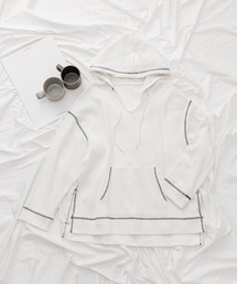 COLONY 2139（コロニートゥーワンスリーナイン）の「【WOMEN'S】配色ステッチワッフルパーカー/ルームウェア (セットアップ可)（ルームウェア/パジャマ）」