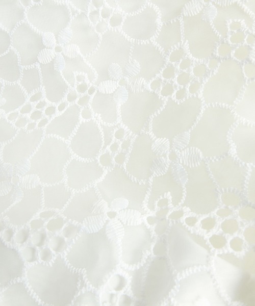 tocco closet（トッコ　クローゼット）の「レースポーチ付き２ＷＡＹフェイクレザー×クリアバッグ（ショルダーバッグ・レディース・ベージュ/オフホワイト・FREE）」の5枚目の写真