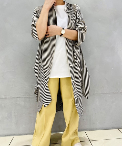 Scrap Book（スクラップブック）の「【Lallia Mu】切替ストライプブラウスワンピース（ワンピース・レディース・ホワイト系その他・FREE）」の20枚目の写真