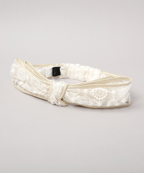 CA4LA（カシラ）の「CF PICNIC HB（ヘアバンド・レディース・ブラック/グレー/ホワイト・ONESIZE）」の2枚目の写真