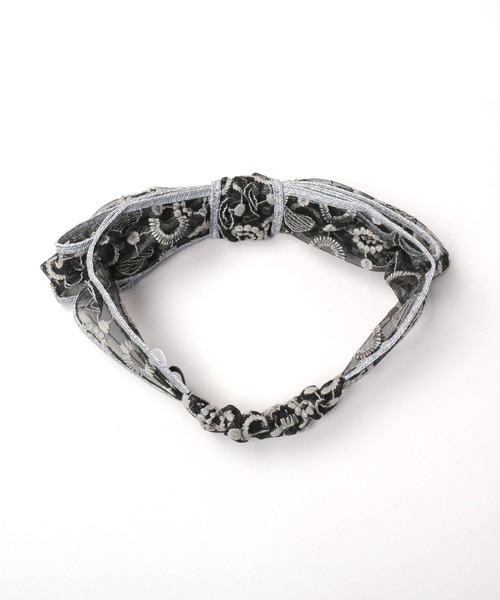 CA4LA（カシラ）の「CF PICNIC HB（ヘアバンド・レディース・ブラック/グレー/ホワイト・ONESIZE）」の4枚目の写真