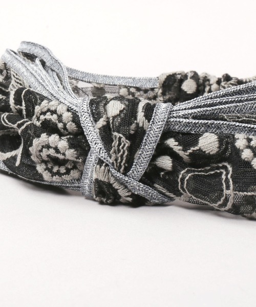 CA4LA（カシラ）の「CF PICNIC HB（ヘアバンド・レディース・ブラック/グレー/ホワイト・ONESIZE）」の5枚目の写真