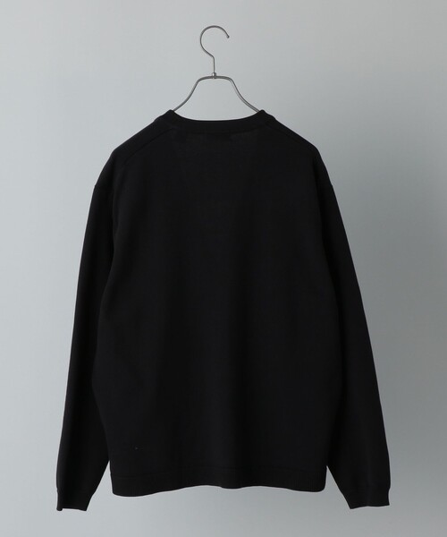 SHIPS（シップス）の「SHIPS:【洗える】TEXBRID(R) ダブルフェイス ニット カーディガン（カーディガン/ボレロ・メンズ・ネイビー/ロイヤルブルー/ブラック・X-LARGE/MEDIUM/SMALL/LARGE）」の4枚目の写真