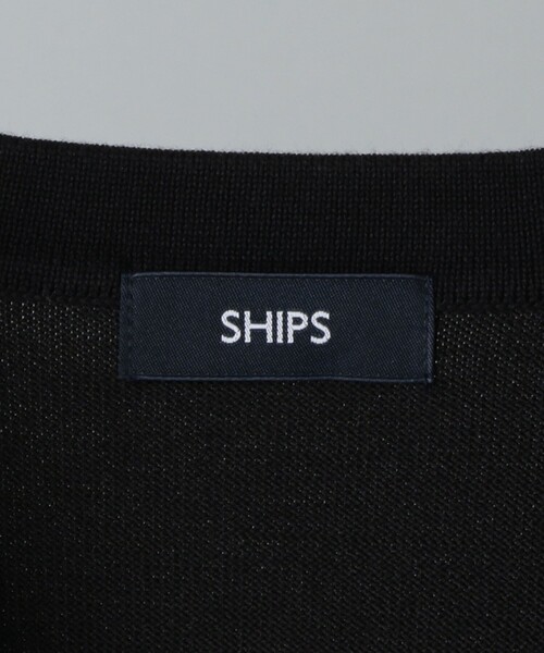 SHIPS（シップス）の「SHIPS:【洗える】TEXBRID(R) ダブルフェイス ニット カーディガン（カーディガン/ボレロ・メンズ・ネイビー/ロイヤルブルー/ブラック・X-LARGE/MEDIUM/SMALL/LARGE）」の7枚目の写真