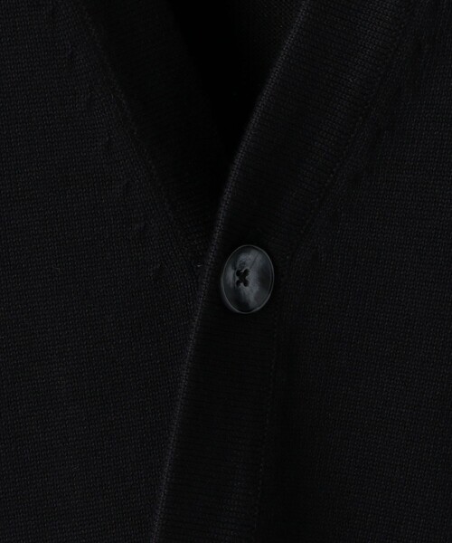 SHIPS（シップス）の「SHIPS:【洗える】TEXBRID(R) ダブルフェイス ニット カーディガン（カーディガン/ボレロ・メンズ・ネイビー/ロイヤルブルー/ブラック・X-LARGE/MEDIUM/SMALL/LARGE）」の8枚目の写真