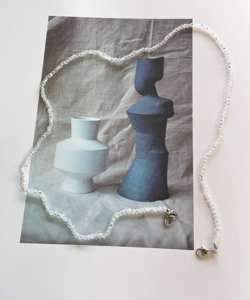 Ein（アイン）の「Ein/クリスタルビーズカラフルネックレス&マスク