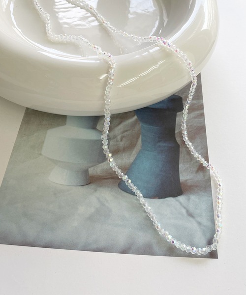 Ein（アイン）の「Ein/クリスタルビーズカラフルネックレス&マスク