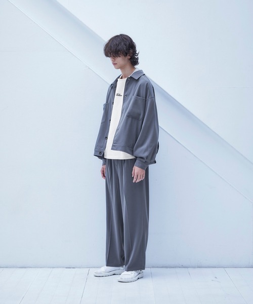 Y2K 変形 ドレープ オーバーサイズ ミリタリー ウール ブルゾン