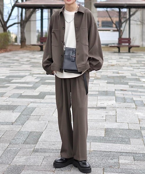 Y2K 変形 ドレープ オーバーサイズ ミリタリー ウール ブルゾン