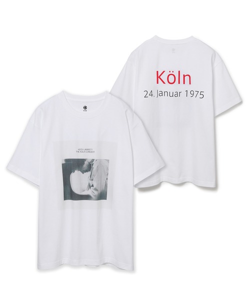 ADAM ET ROPE'（アダムエロペ）の「【ECM×10C】Keith Jarrett THE KOLN CONCERT（Tシャツ/カットソー・メンズ・ブラック×レッド/ホワイト×ブルー/ホワイト×イエロー/ブラック×イエロー/ブラック×ブルー/ホワイト×レッド・L/XL/M）」の2枚目の写真